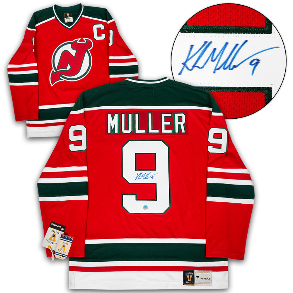 Kirk Muller New Jersey Devils Signed Retro Fanatics Jersey