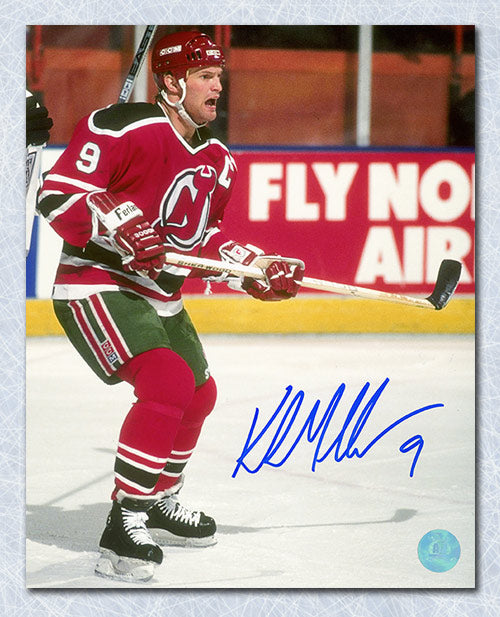 Kirk Muller New Jersey Devils Autographed Retro Captain 8x10 Photo