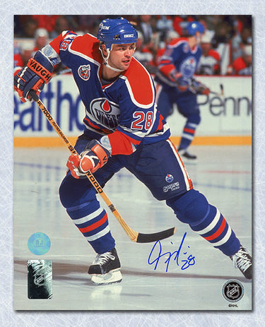 Craig Muni Edmonton Oilers Autographed Hockey 8x10 Photo