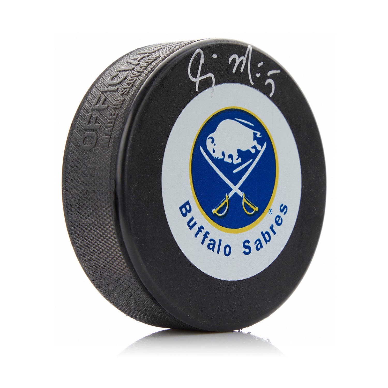 Craig Muni Autographed Buffalo Sabres Hockey Puck