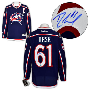 Rick Nash Columbus Blue Jackets Autographed Reebok Jersey