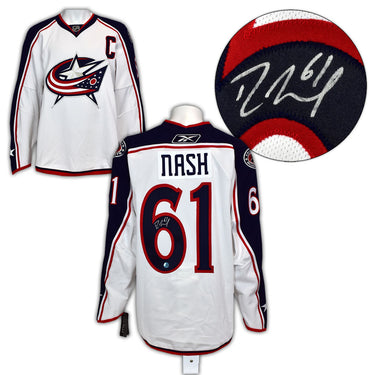 Rick Nash Columbus Blue Jackets Signed Reebok Authentic Jersey