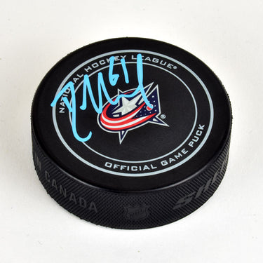 Rick Nash Columbus Blue Jackets Autographed Offical Game Puck