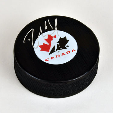 Rick Nash Team Canada Autographed Hockey Puck