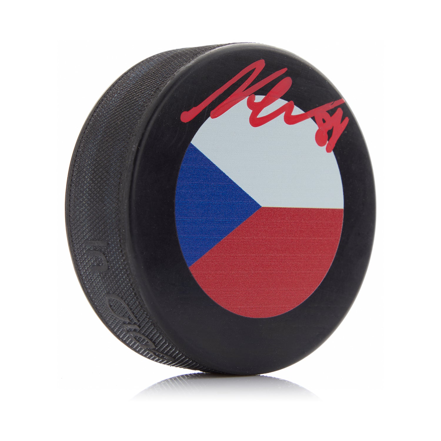 Martin Necas Autographed Czech Republic Hockey Puck