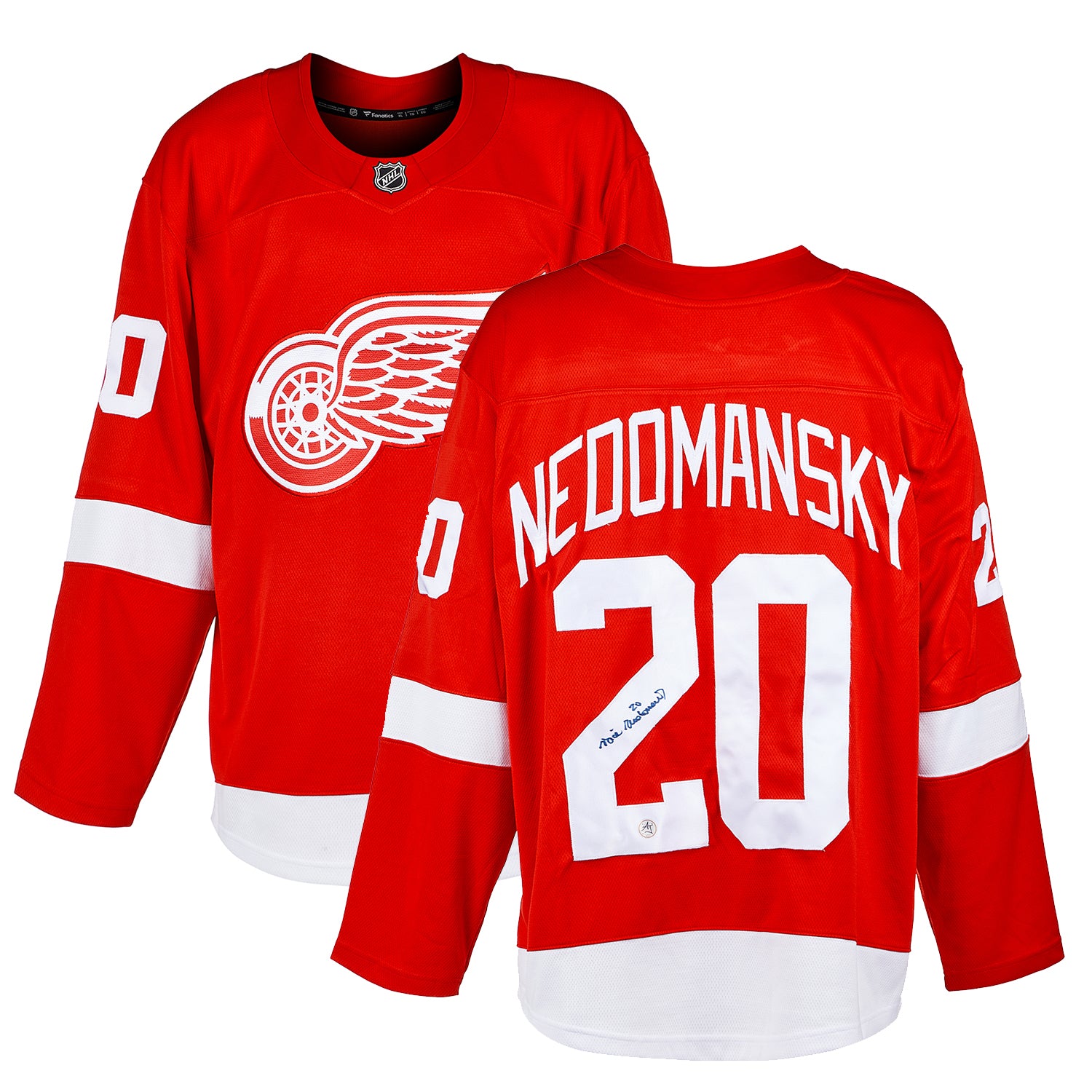 Vaclav Nedomansky Autographed Detroit Red Wings Fanatics Jersey