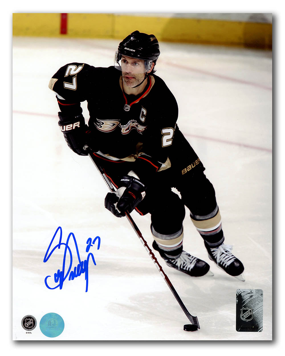 Scott Niedermayer Anaheim Ducks Autographed Hockey Captain 8x10 Photo