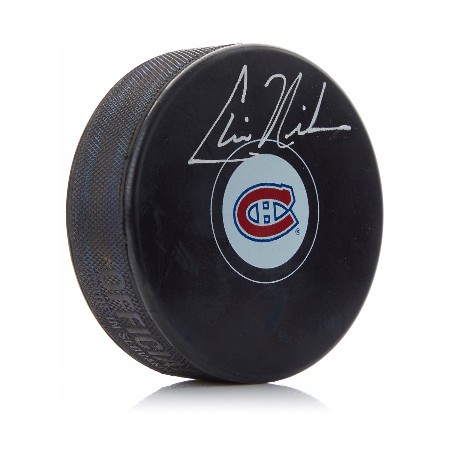 Chris Nilan Autographed Montreal Canadiens Hockey Puck