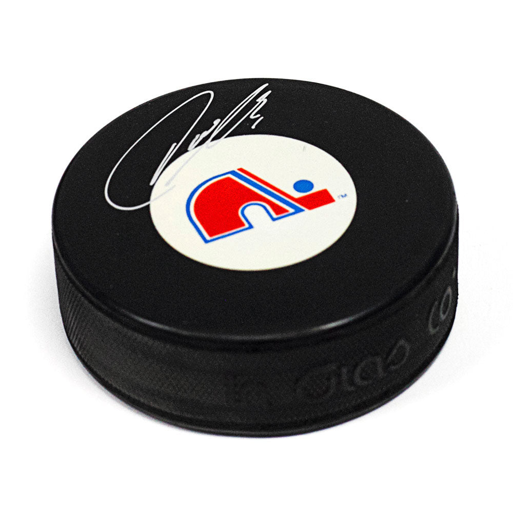 Owen Nolan Quebec Nordiques Autographed Hockey Puck