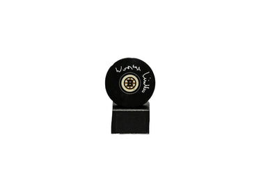 Normand Leveille Authentic Autographed Boston Bruins Puck