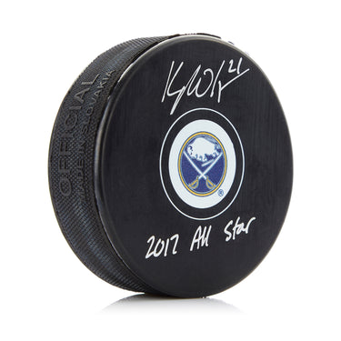 Kyle Okposo Autographed Buffalo Sabres 2017 All-Star Puck