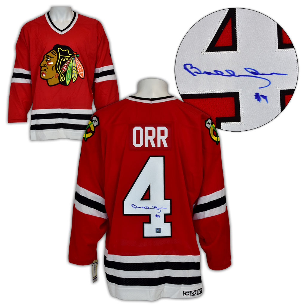 Bobby Orr Chicago Blackhawks Autographed Vintage CCM Jersey