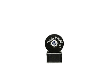 Walt Mckechnie Authentic Autographed Toronto Maple Leafs Puck