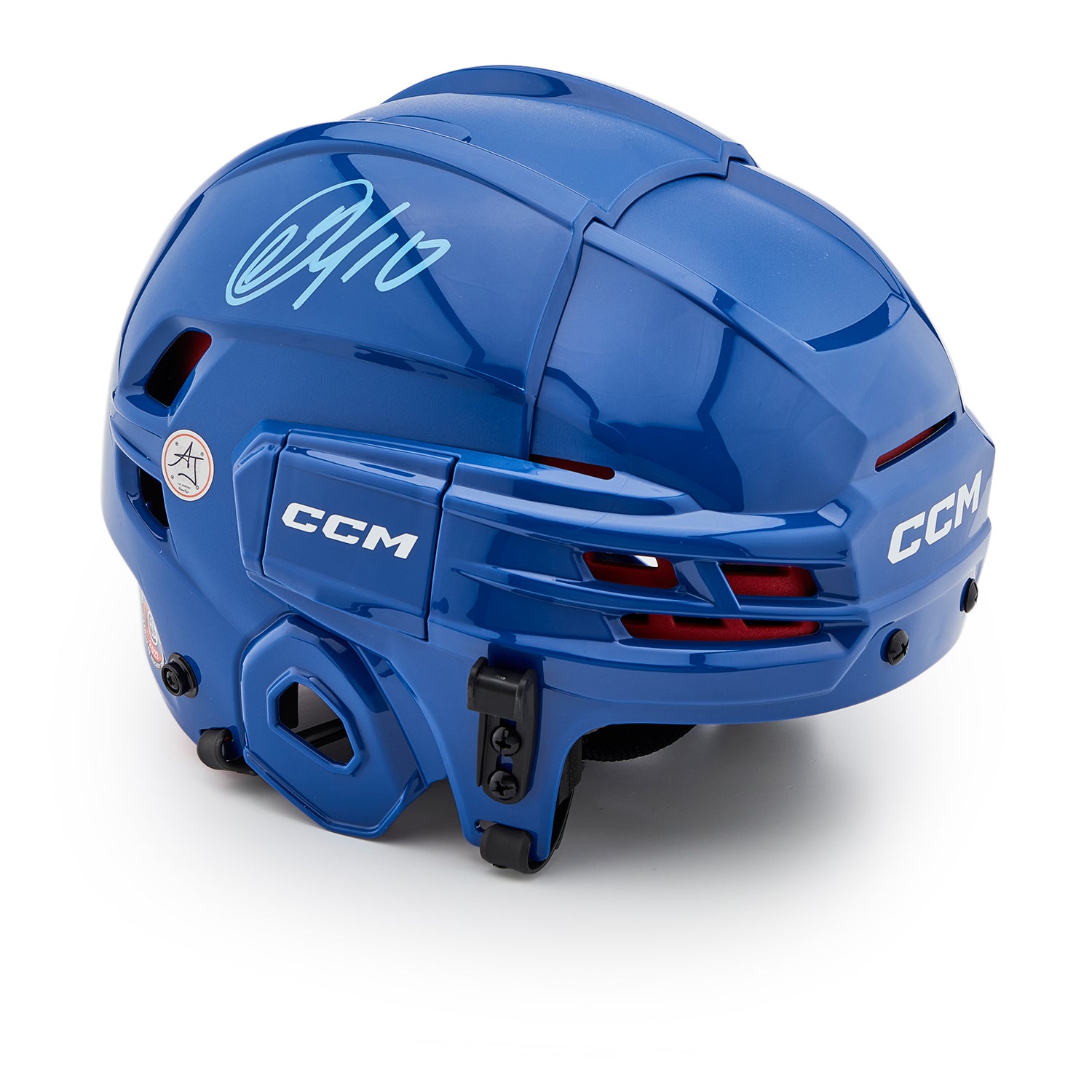 Artemi Panarin Autographed Blue CCM Tacks Hockey Helmet