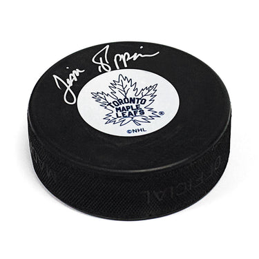 Jim Pappin Toronto Maple Leafs Autographed Hockey Puck