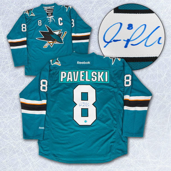 Joe Pavelski San Jose Sharks Autographed Reebok Jersey