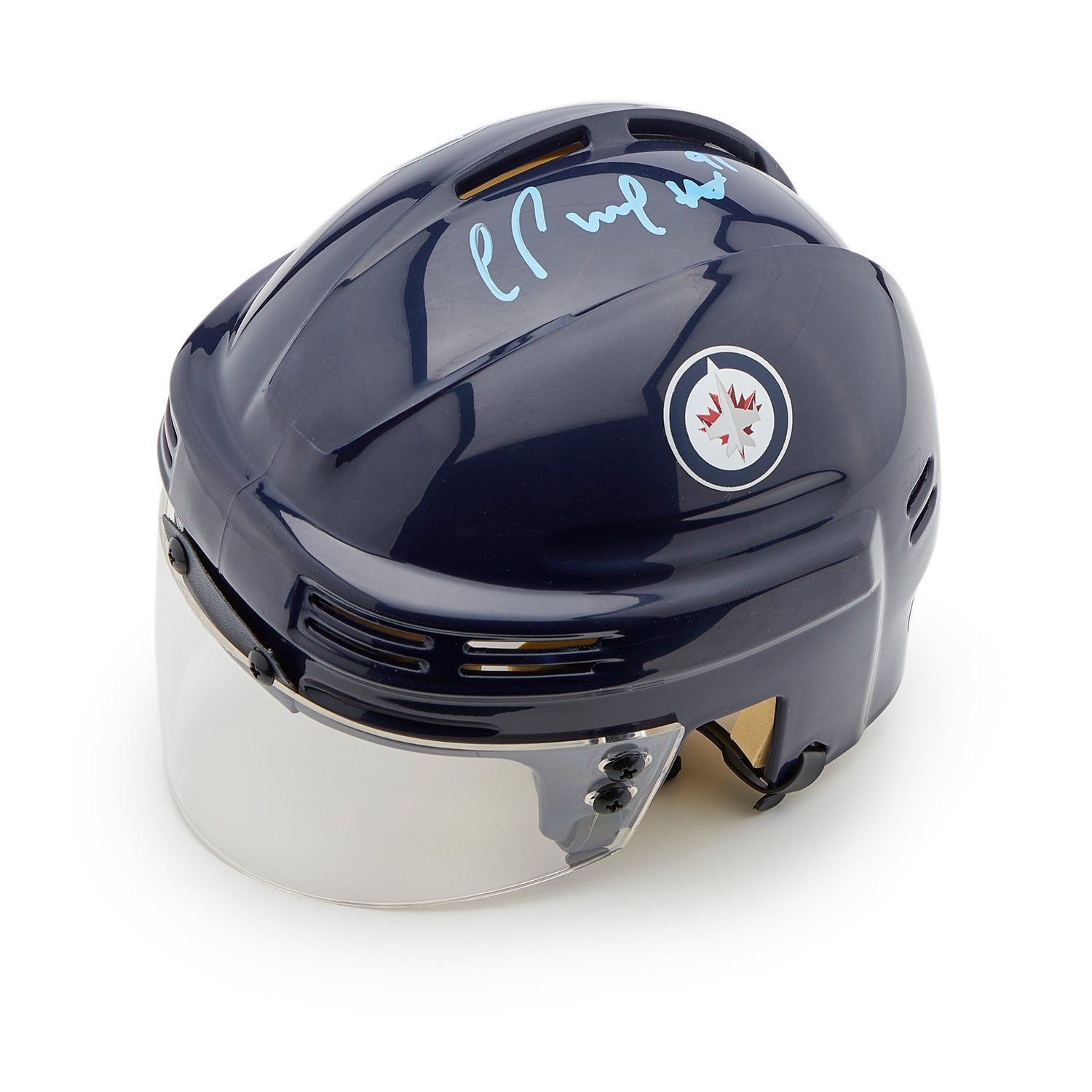 Cole Perfetti Winnipeg Jets Autographed Mini Helmet