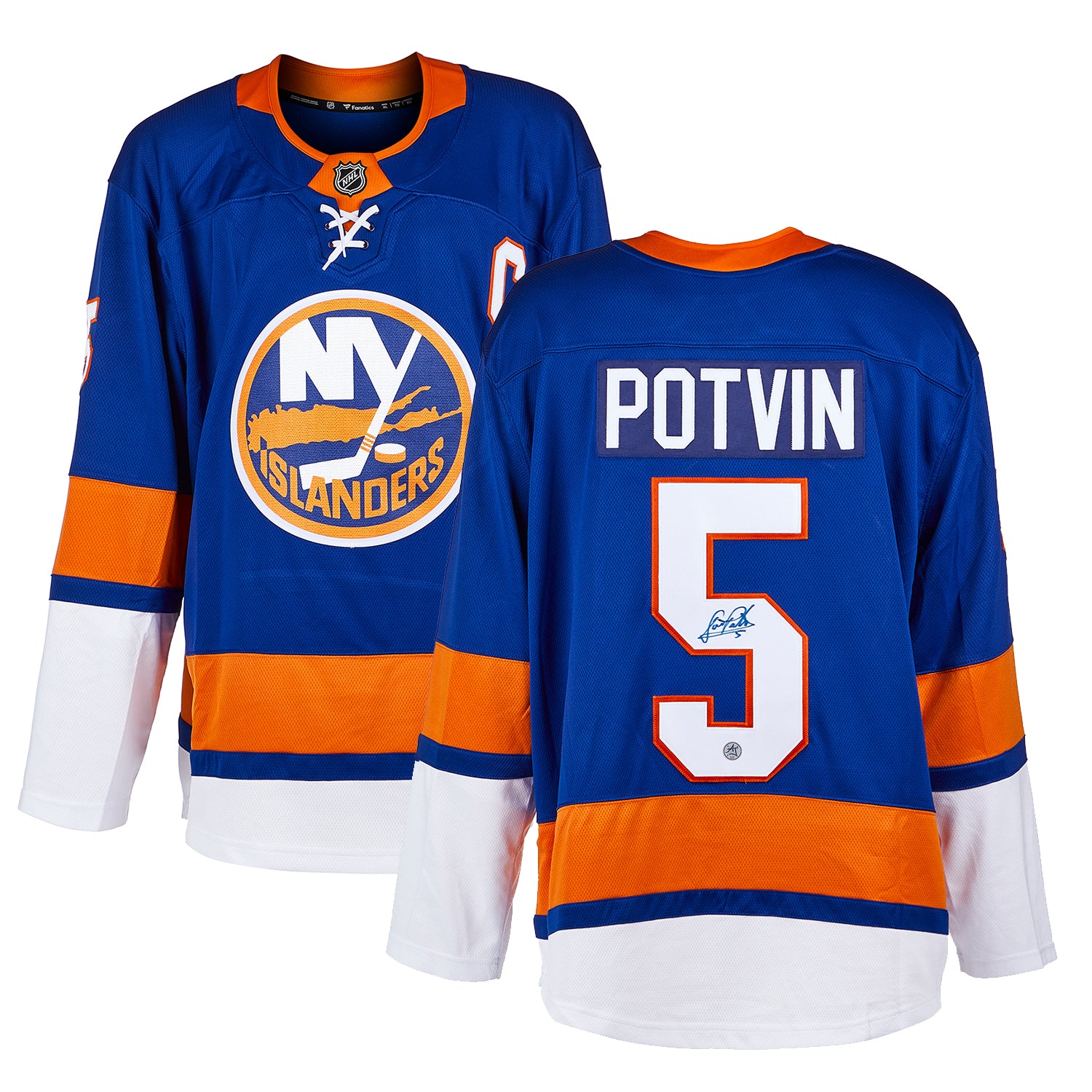 Denis Potvin Autographed New York Islanders Fanatics Jersey