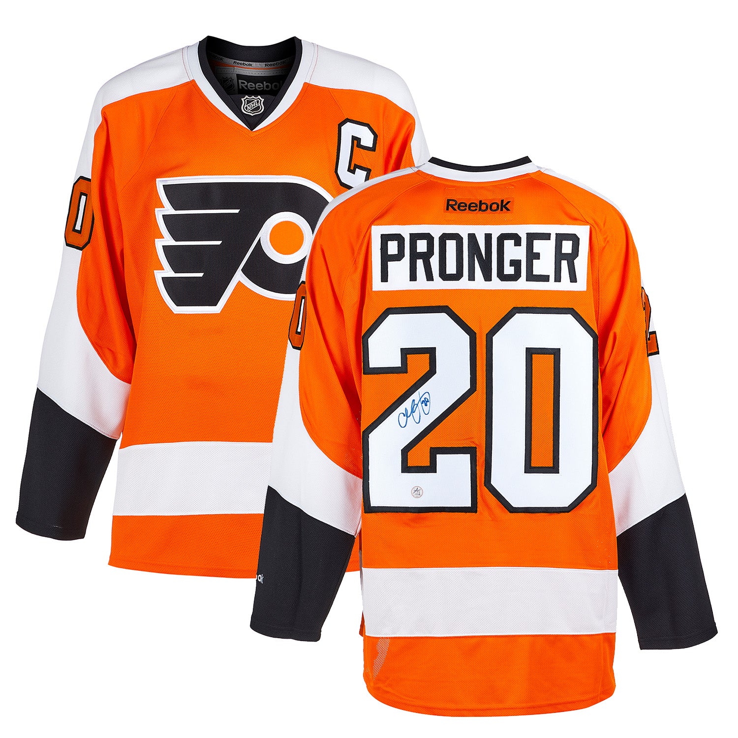 Chris Pronger Signed Philadelphia Flyers Vintage Reebok Jersey