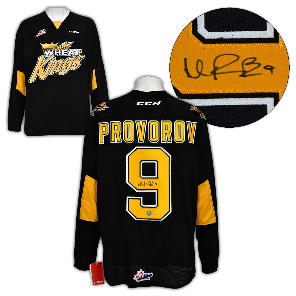 Ivan Provorov Brandon Wheat Kings Autographed CHL Hockey Jersey