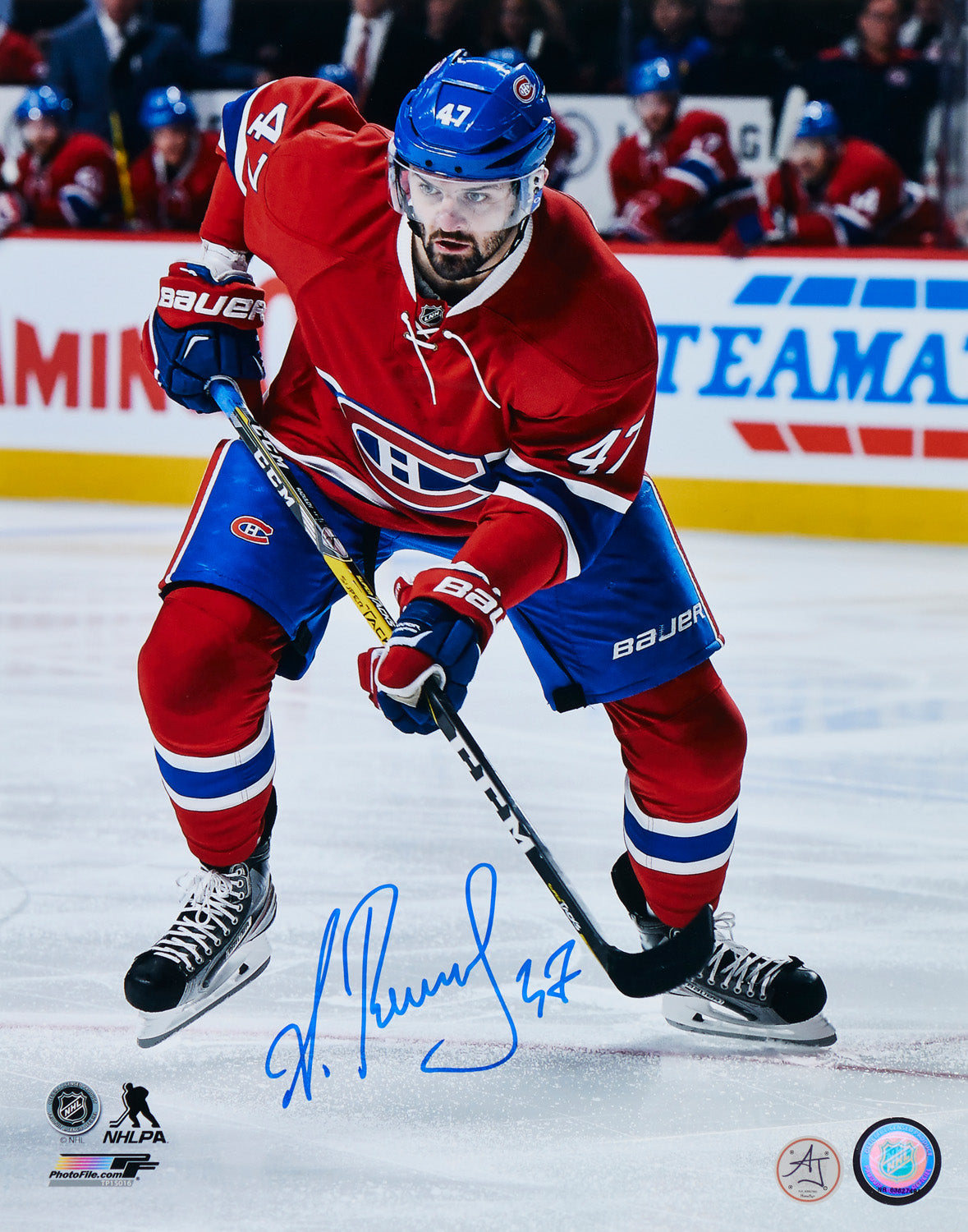 Alexander Radulov Signed Montreal Canadiens Hockey 11x14 Photo