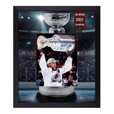 Mikko Rantanen Signed Colorado Avalanche Champion Cup Graphic 23x27 Frame