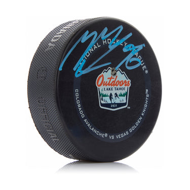 Mikko Rantanen Signed Colorado Avalanche Lake Tahoe Game Model Puck