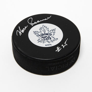 Marc Reaume Toronto Maple Leafs Autographed Hockey Puck