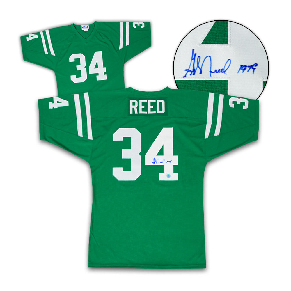 George Reed Signed Saskatchewan Roughriders Style Football Jersey