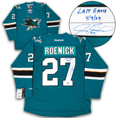 Jeremy Roenick San Jose Sharks Signed Last Game Reebok Jersey