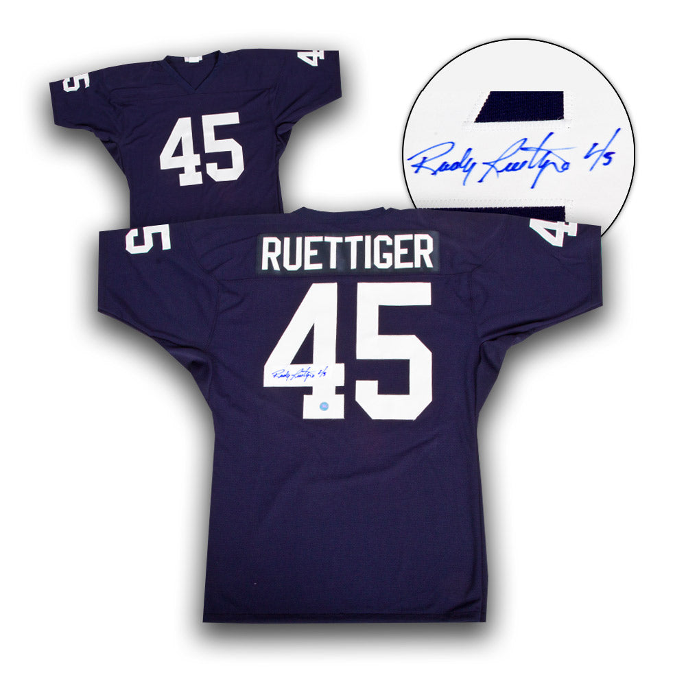 Rudy Ruettiger University of Notre Dame Autographed Football Jersey
