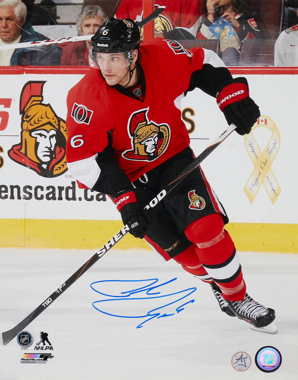 Bobby Ryan Signed Ottawa Senators Hockey 11x14 Photo