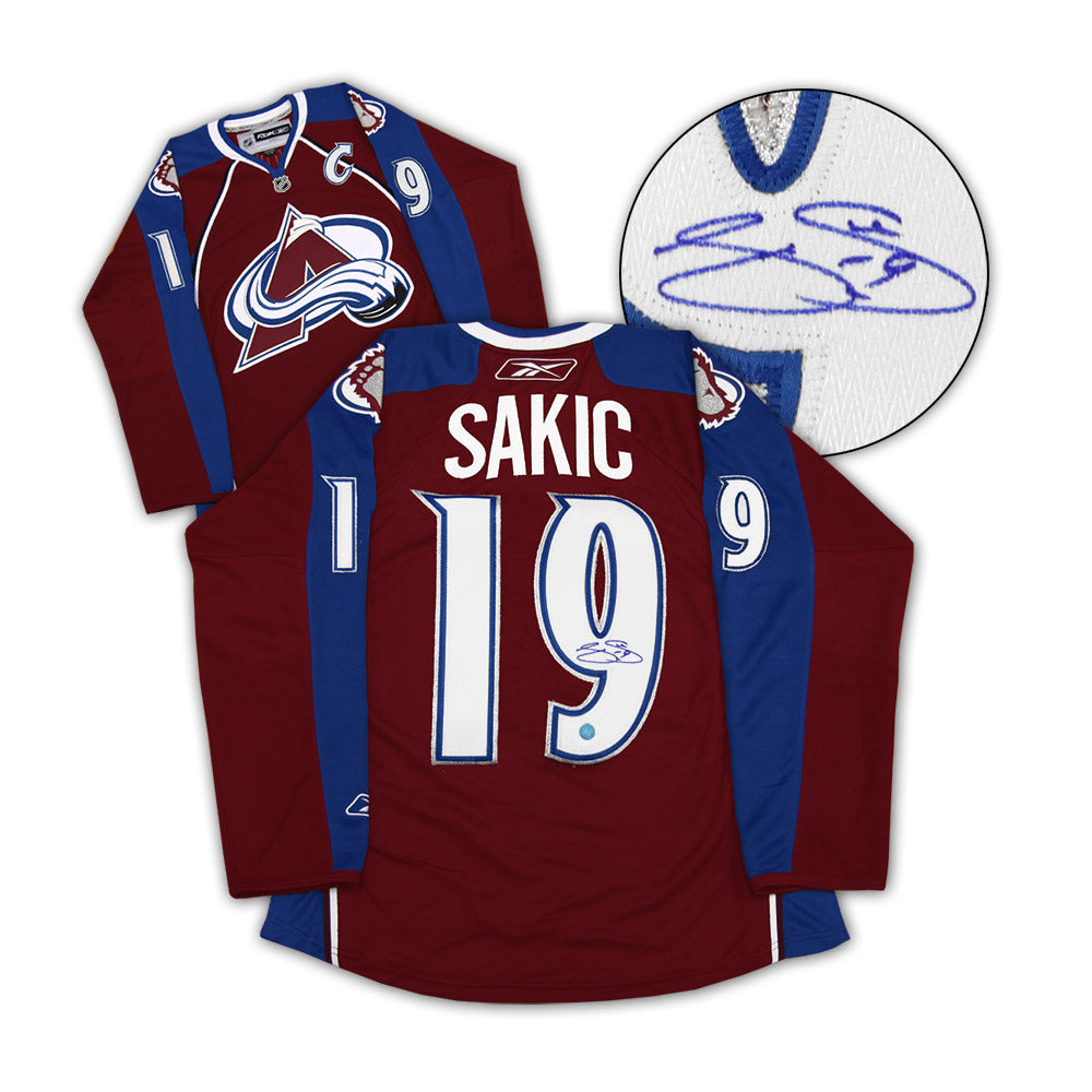 Joe Sakic Colorado Avalanche Autographed Reebok Jersey