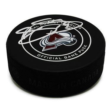 Joe Sakic Colorado Avalanche Autographed Official Game Puck