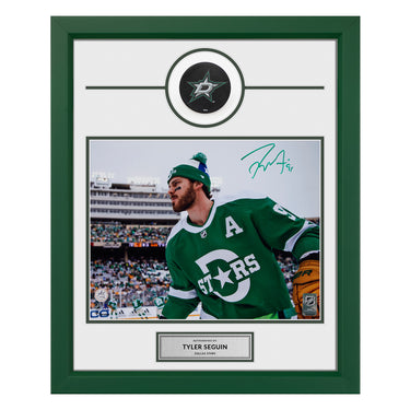 Tyler Seguin Dallas Stars Signed 2020 Winter Classic 20x24 Frame