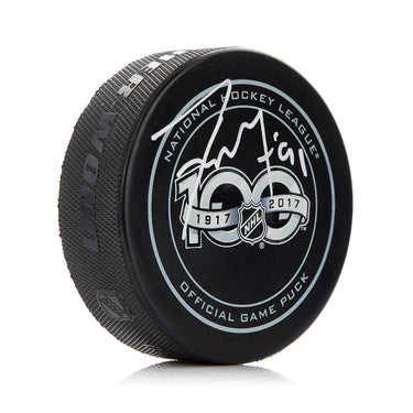 Tyler Seguin NHL Centennial Season Signed Official Game Puck