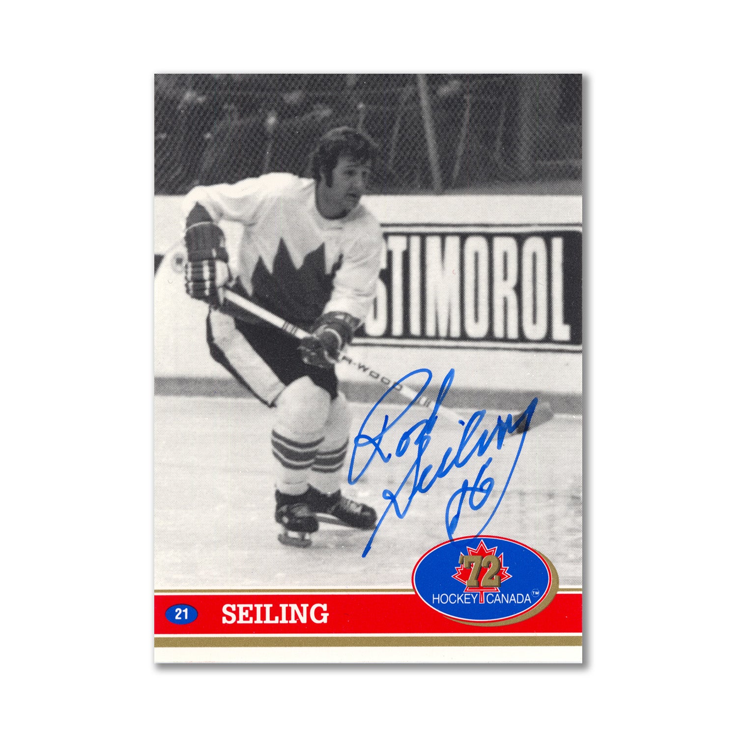Autographed 1991 Future Trends #21 Rod Seiling Hockey Card
