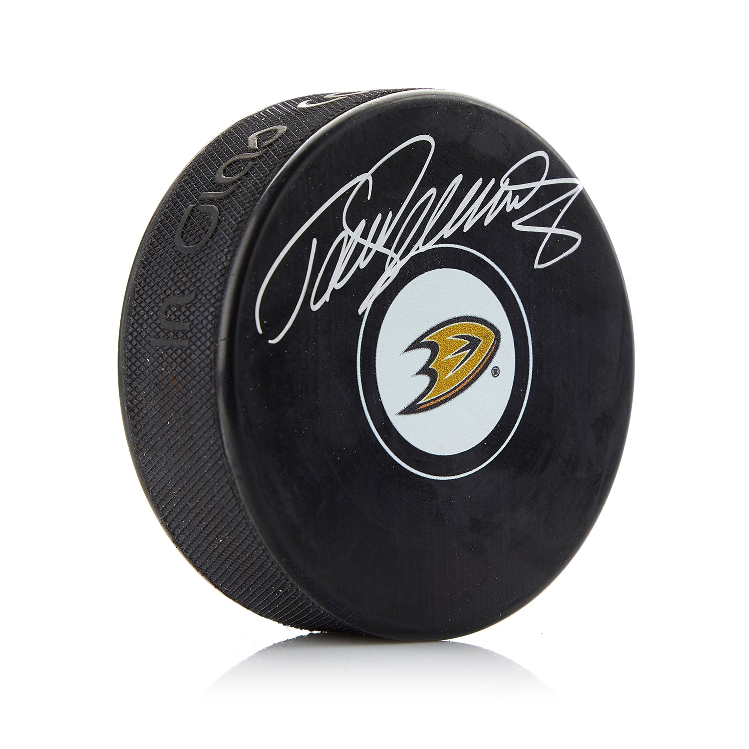 Teemu Selanne Autographed Anaheim Ducks Hockey Puck