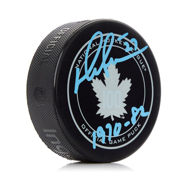 Darryl Sittler Toronto Maple Leafs Signed Gardens Memories & Dreams Puck