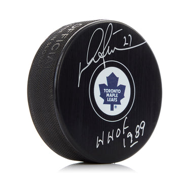 Darryl Sittler Toronto Maple Leafs Autographed Hockey Puck