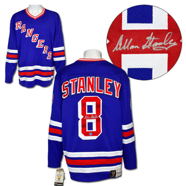 Allan Stanley New York Rangers Autographed Fanatics Jersey