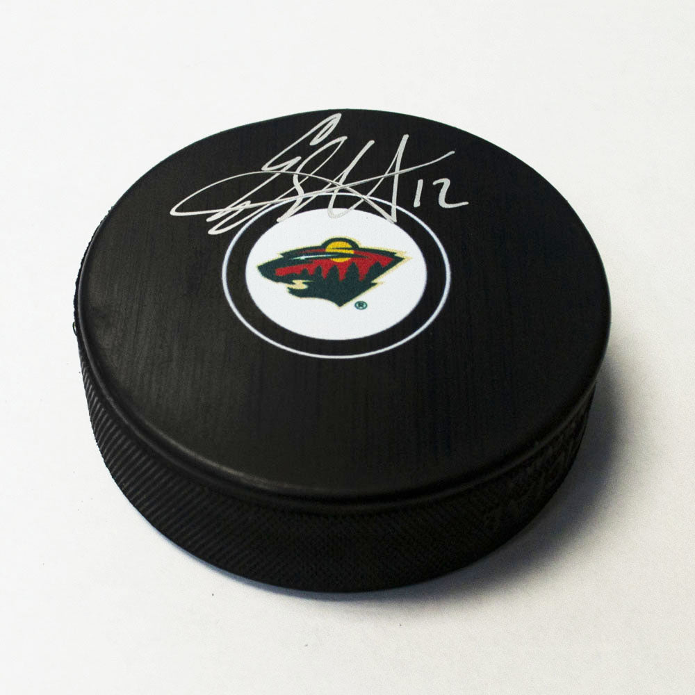 Eric Staal Minnesota Wild Autographed Hockey Puck
