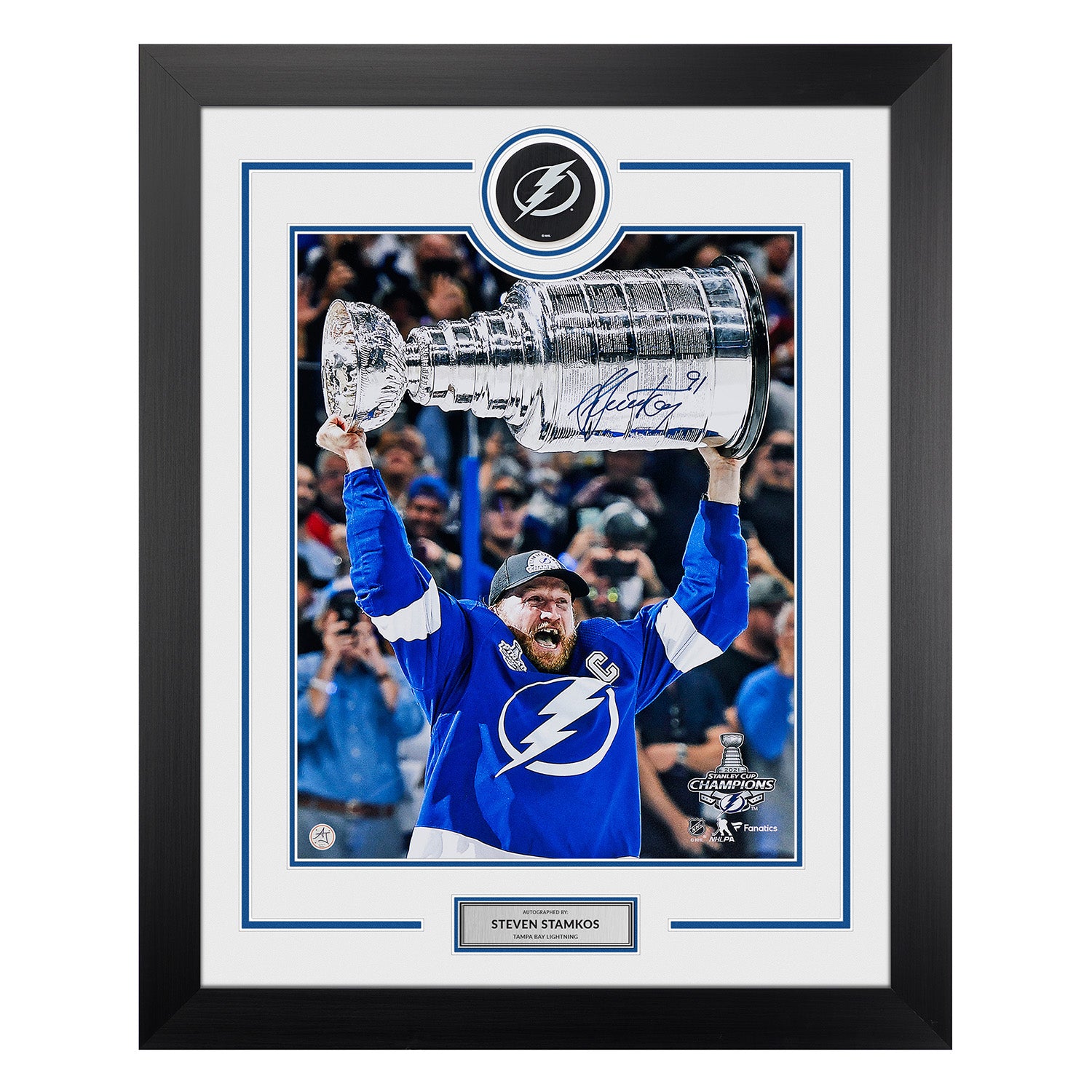 Tampa Bay Lightning 19 X 30 Alternate logo with Wordmark Starter Rug –  Heads and Tails