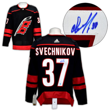 Andrei Svechnikov Carolina Hurricanes Signed ALT Adidas Jersey