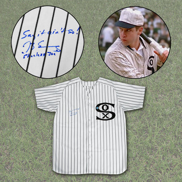 DB Sweeney Signed Chicago White Sox "Black Sox" Joe Jackson Jersey