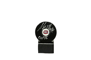 Stephane Richer Authentic Autographed Montreal Canadians Puck