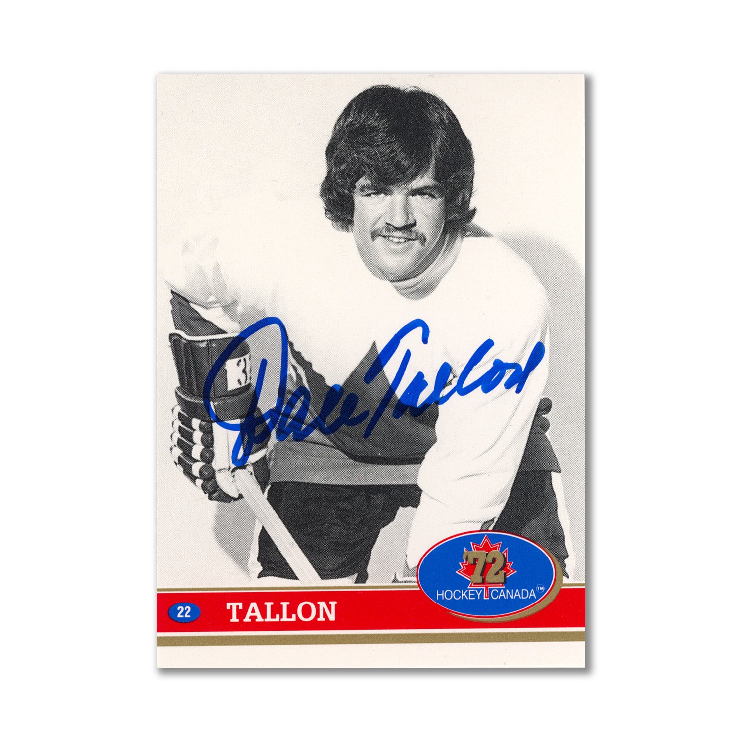 Autographed 1991 Future Trends #22 Dale Tallon Hockey Card