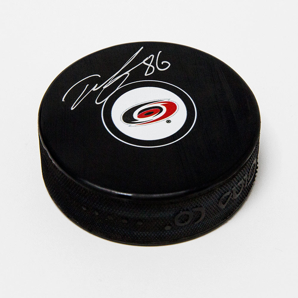 Teuvo Teravainen Carolina Hurricanes Autographed Hockey Puck
