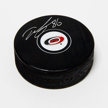 Teuvo Teravainen Carolina Hurricanes Autographed Hockey Puck