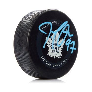 Joe Thornton Toronto Maple Leafs Autographed Official Game Puck